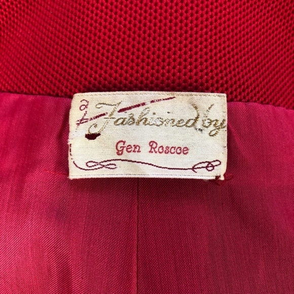 Vintage Nanny & The Professor Red Cape Poncho, OS - Picture 4 of 6